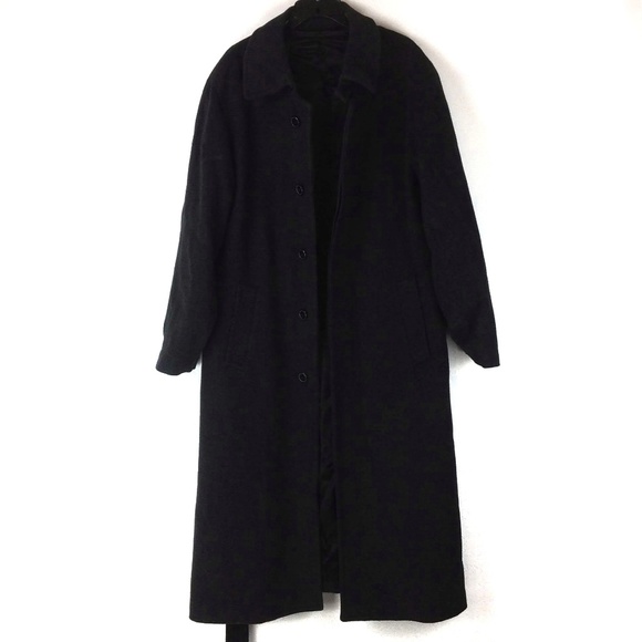 Wool and Cashmere Napoleon Trench Coat - Picture 2 of 8